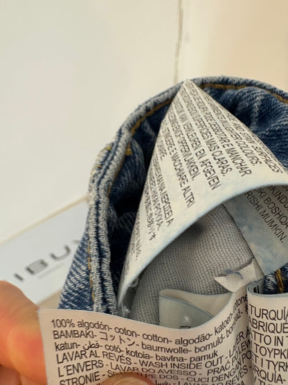 ZARA. Denim pata ancha