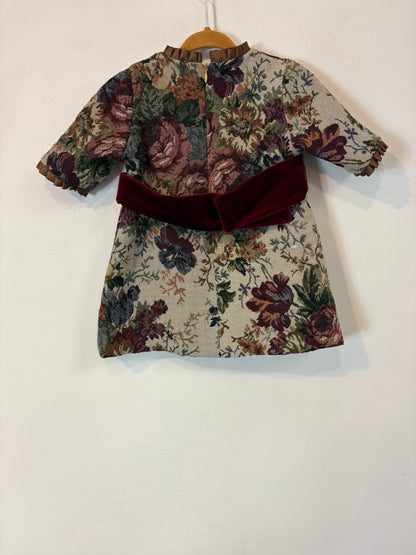 COPO CREACIONES. Vestido niña damita. T 1 año