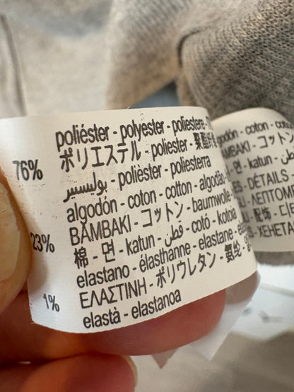 ZARA. Top gris textura