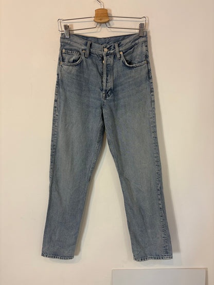 MASSIMO DUTTI. Denim recto abotonado