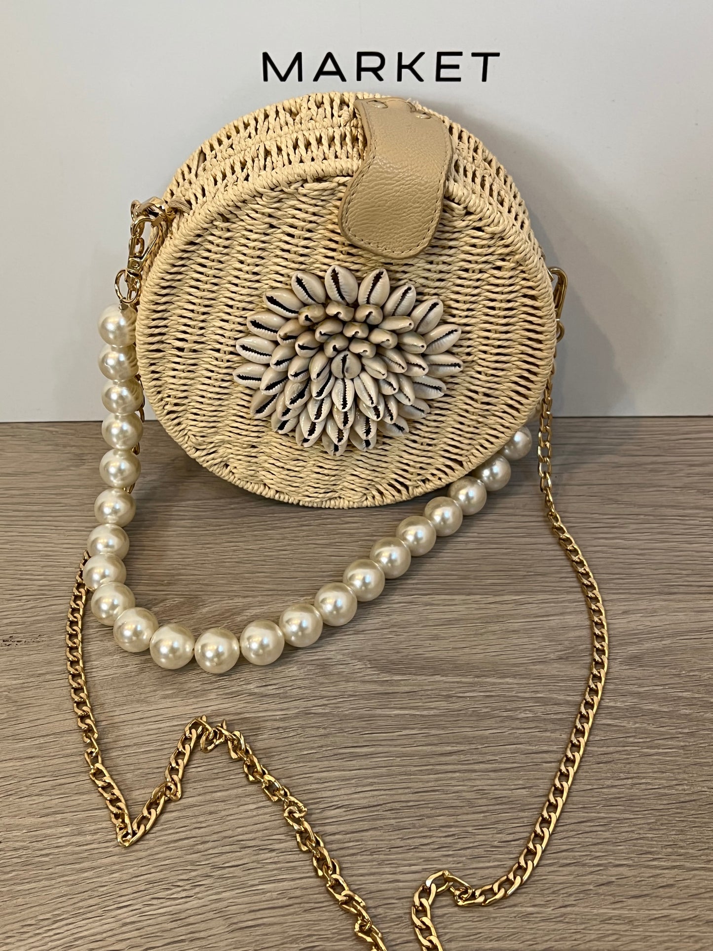 OTRAS. Bolso rafia detalles