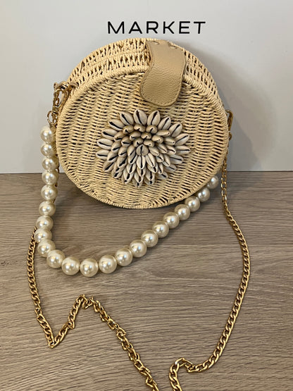 OTRAS. Bolso rafia detalles