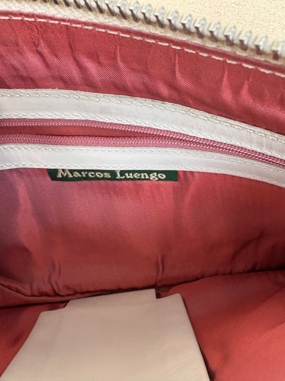 MARCOS LUENGO. Bolso de hombro piel tricolor
