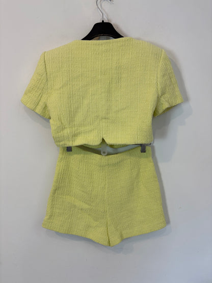 ZARA. Conjunto tweed lima