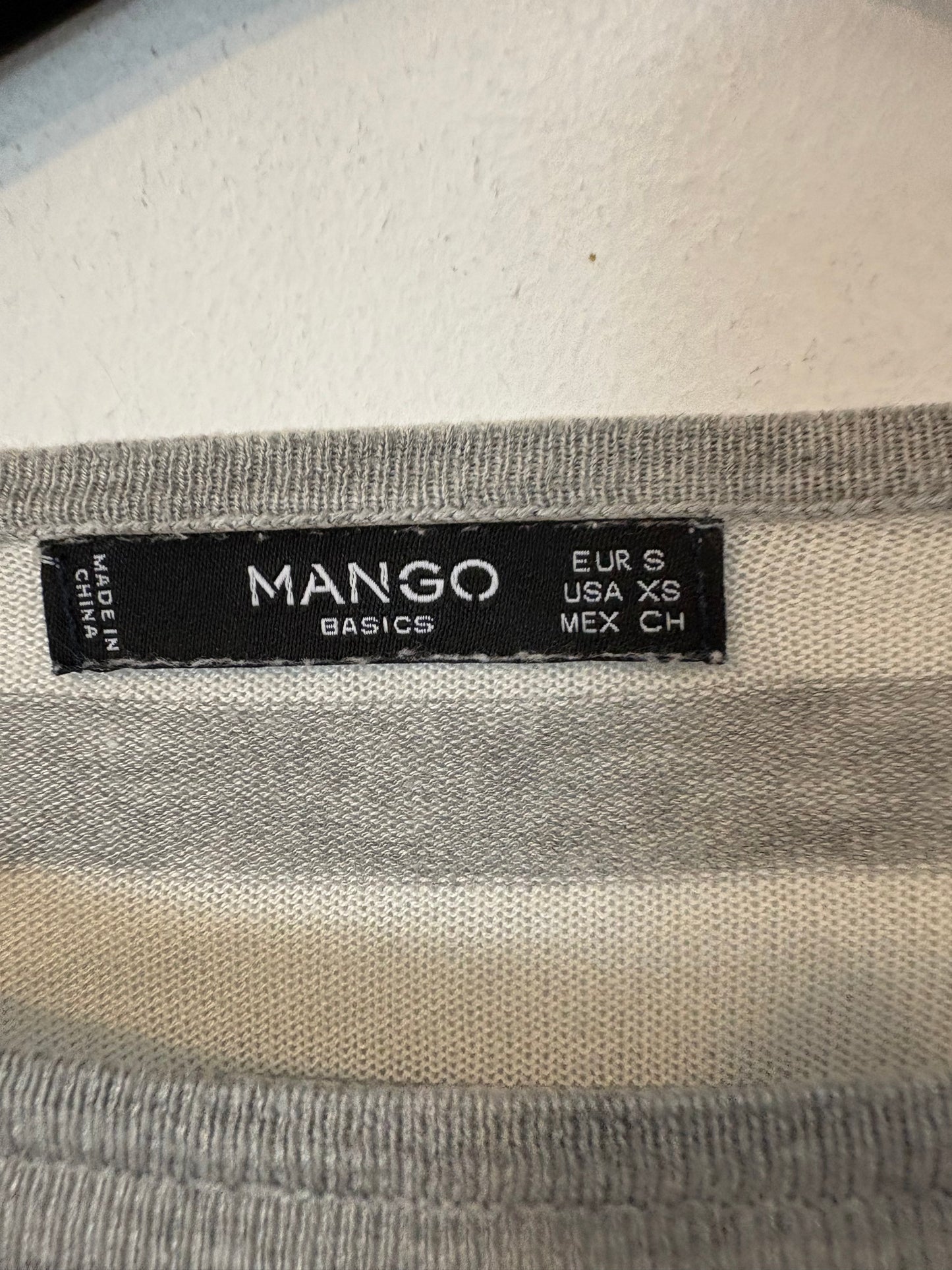 MANGO. Jersey fino rayas
