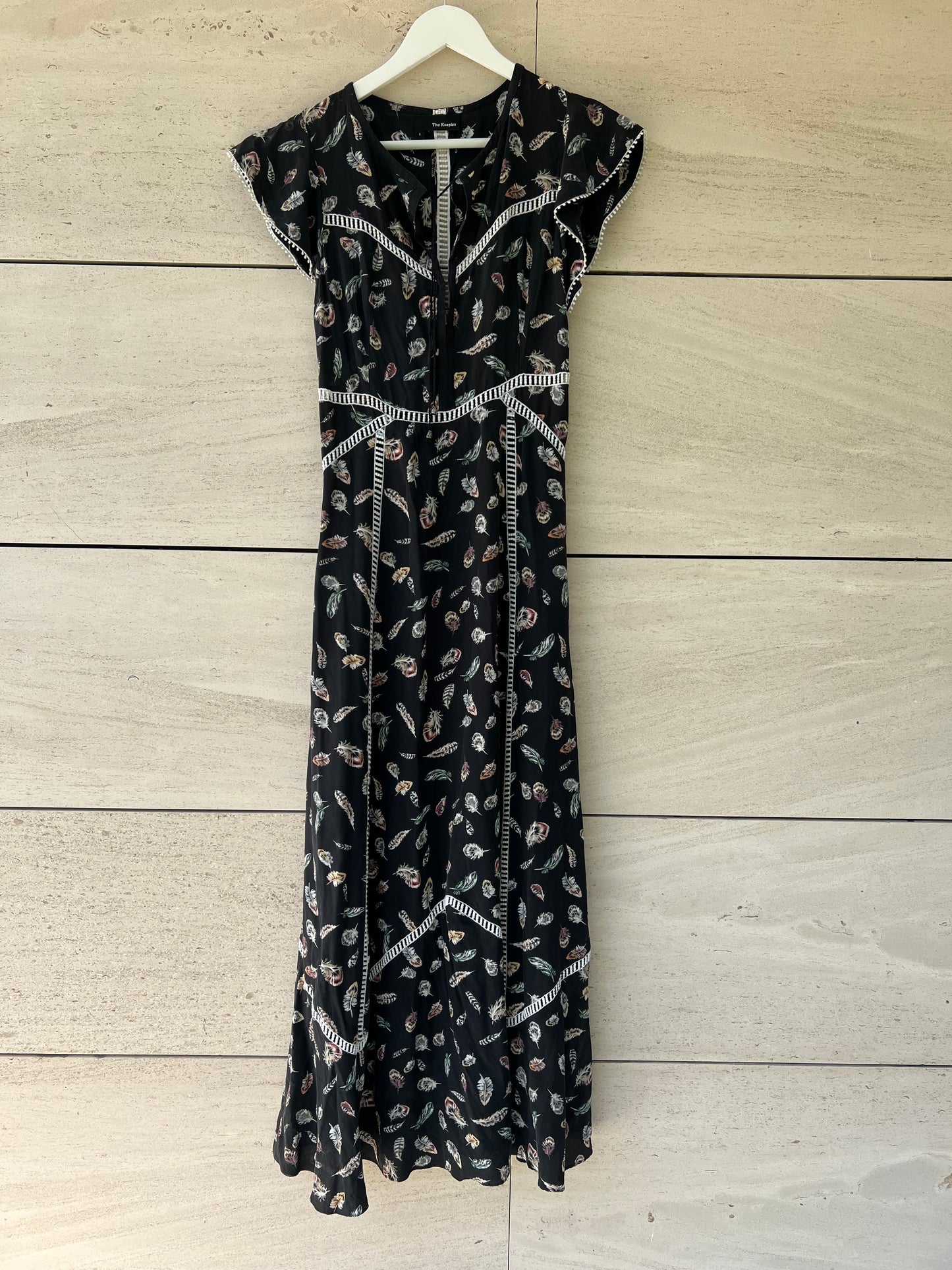 THE KOOPLES. Vestido largo seda T.s