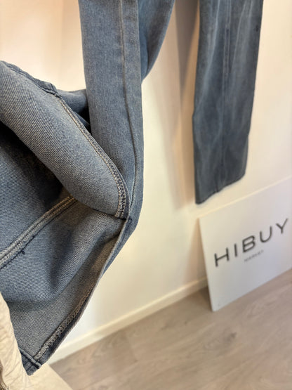 NÍCOLI. Denim recto detalle cintura