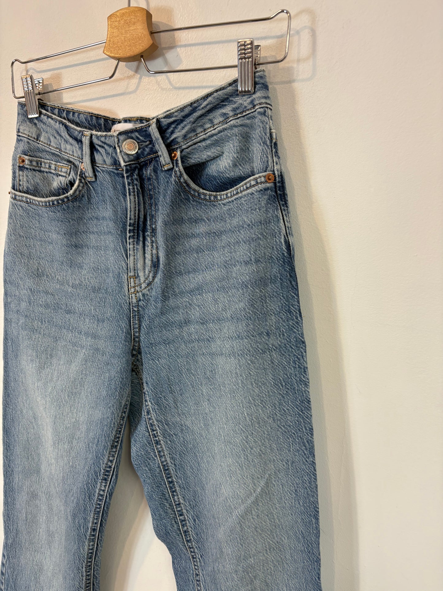 ZARA. Black stretch knit top. TL