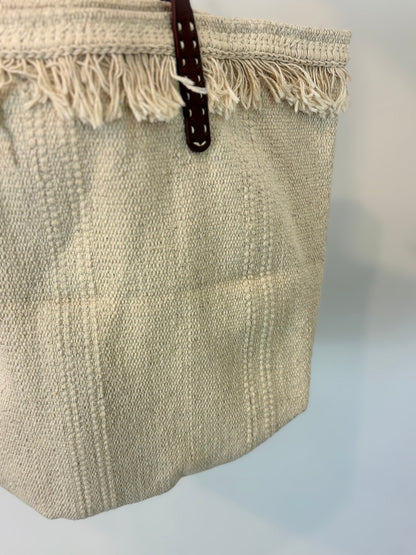 OTRAS. Bolso tela beige