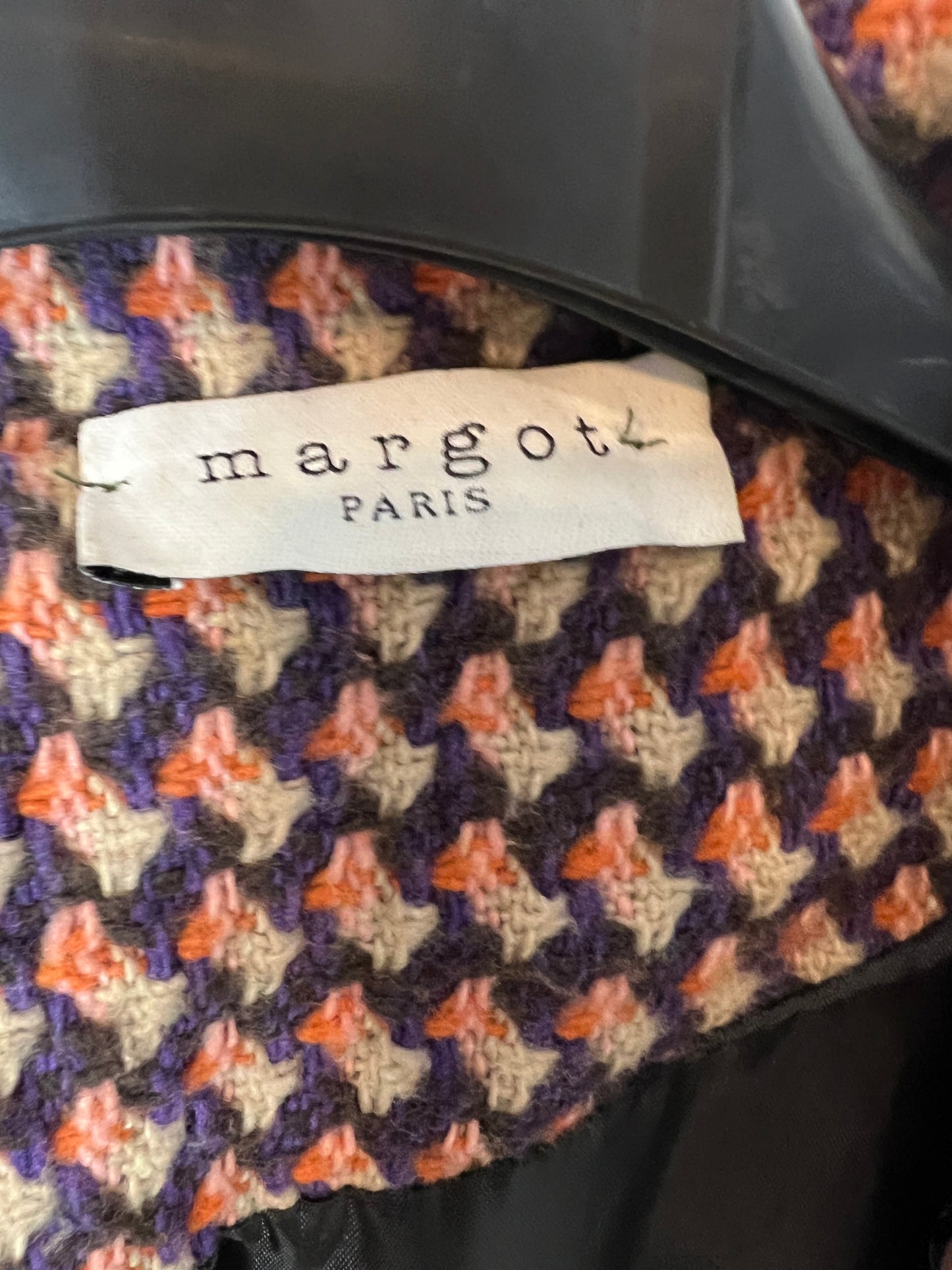 MARGOT PARIS. Abrigo textura colores. T S
