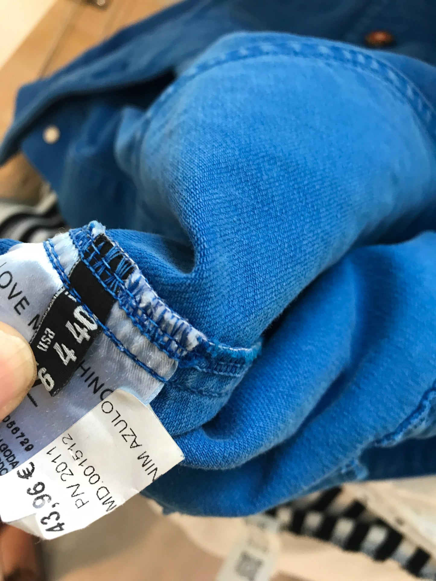 MOSCHINO LOVE. Chaleco denim vintage