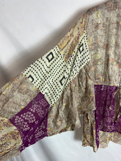 ZARA. Sobrecamisa texturas estampada. T XS-S