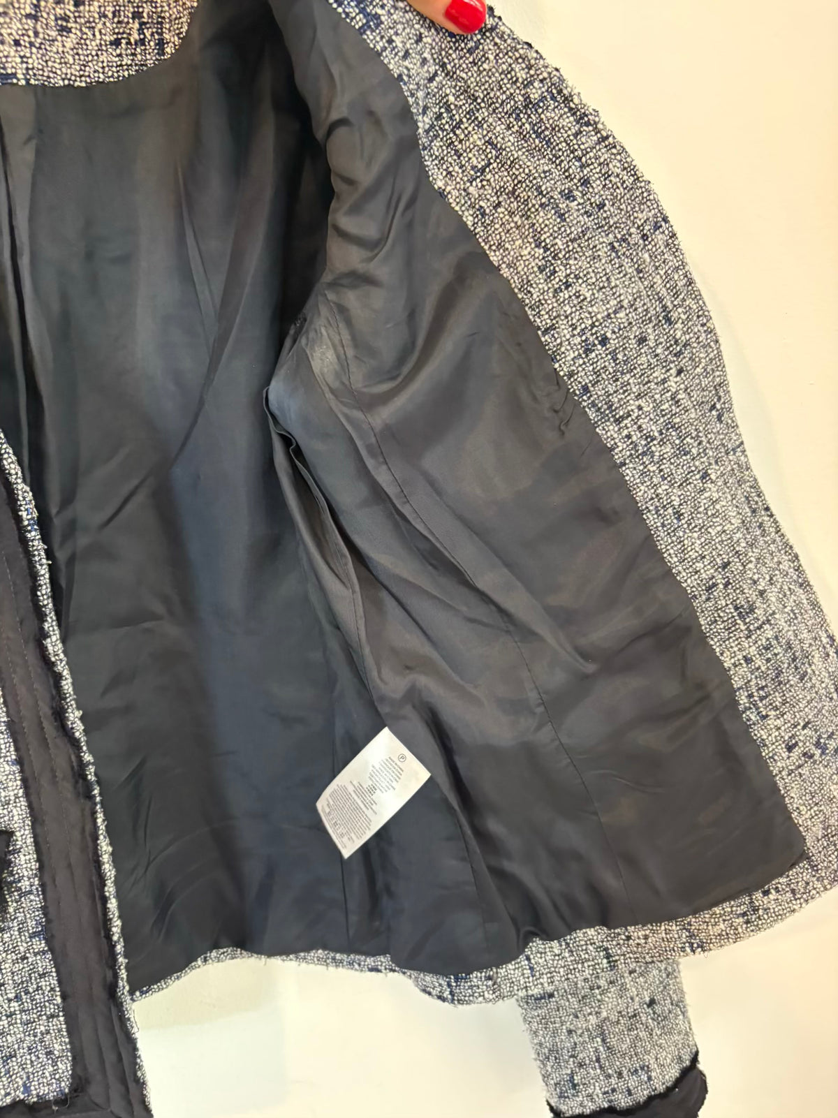 MICHAEL KORS. Chaqueta tweed tonso azules