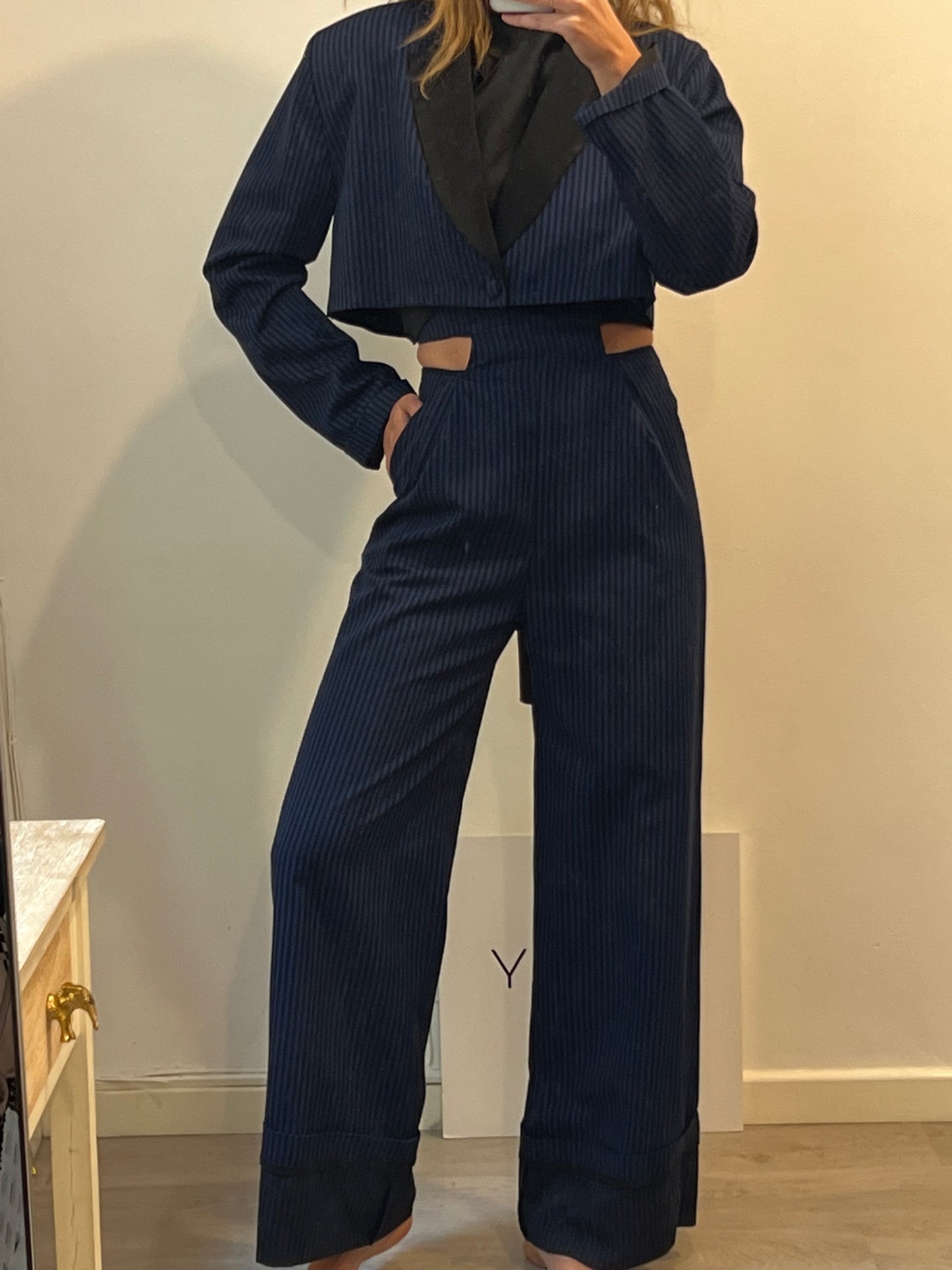 LEMACHET. Total Ts striped look