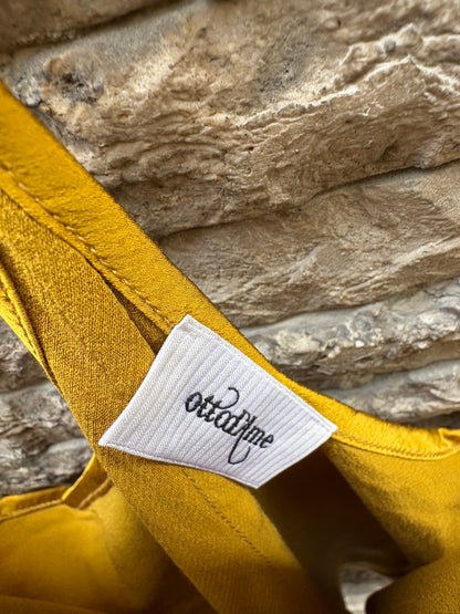 OTTOD´AME. Top satinado dorado