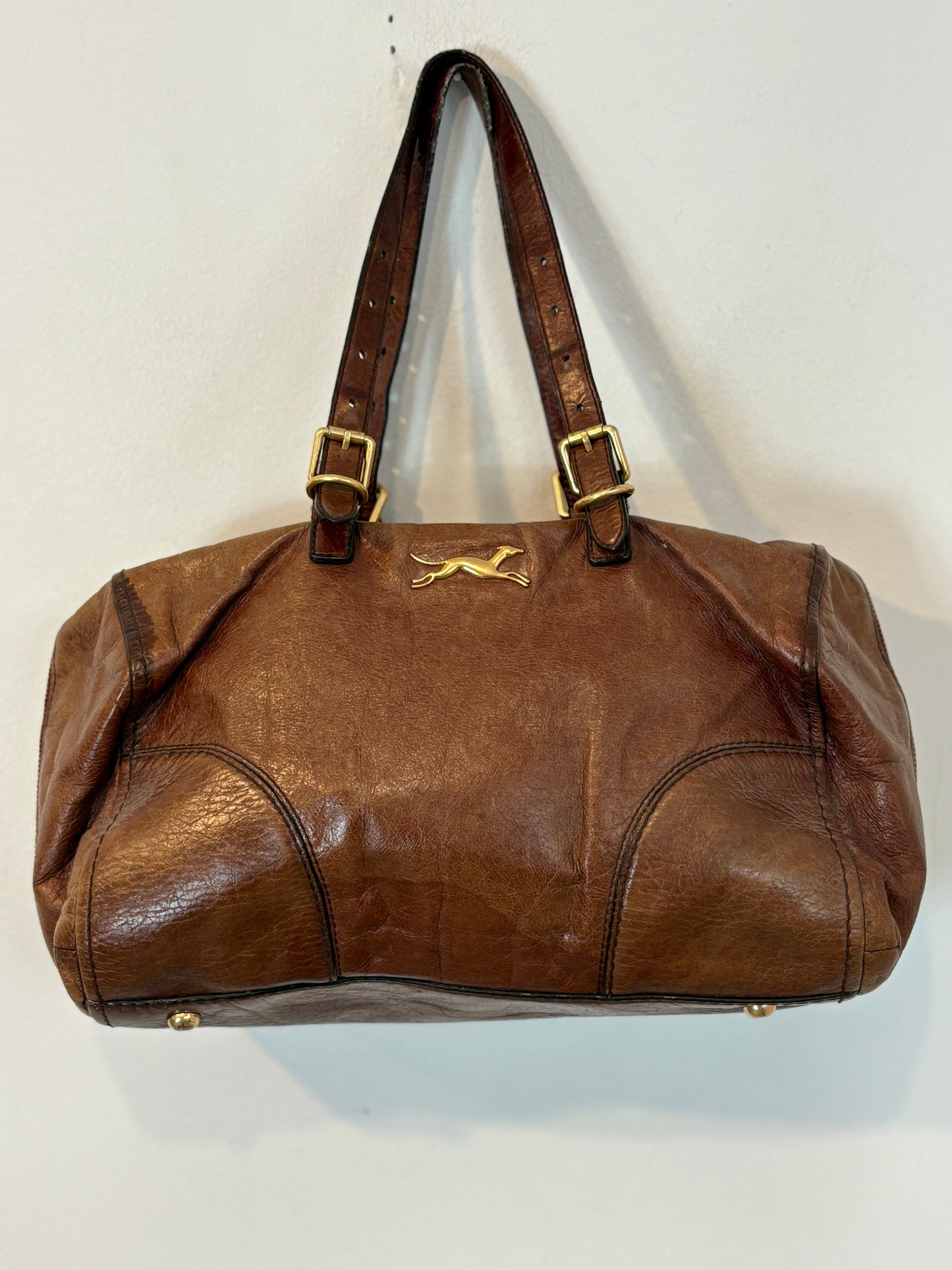 BIMBA Y LOLA. Bolso piel doble asa