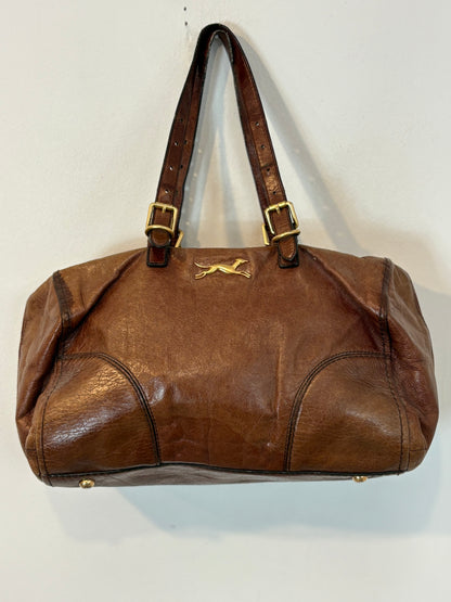 BIMBA Y LOLA. Bolso piel doble asa