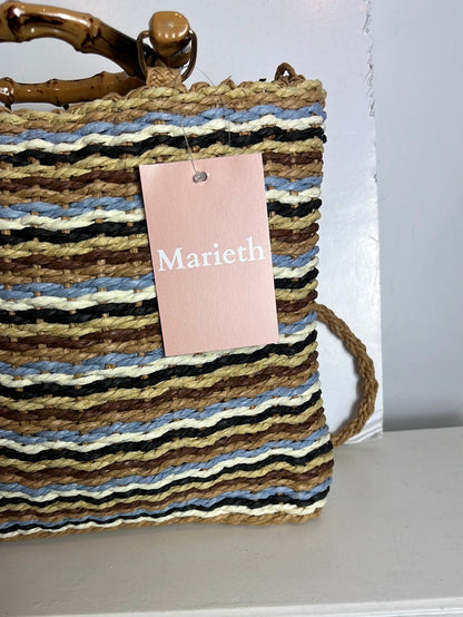 MARIETH. Bolso rafia colores doble asa