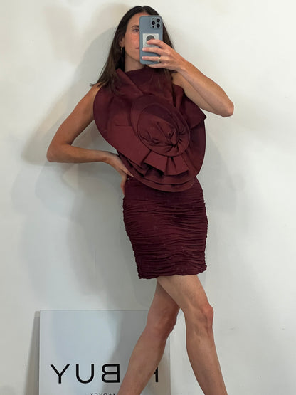 MAGDA BUTRYM x H&M. Mini vestido con maxiflor