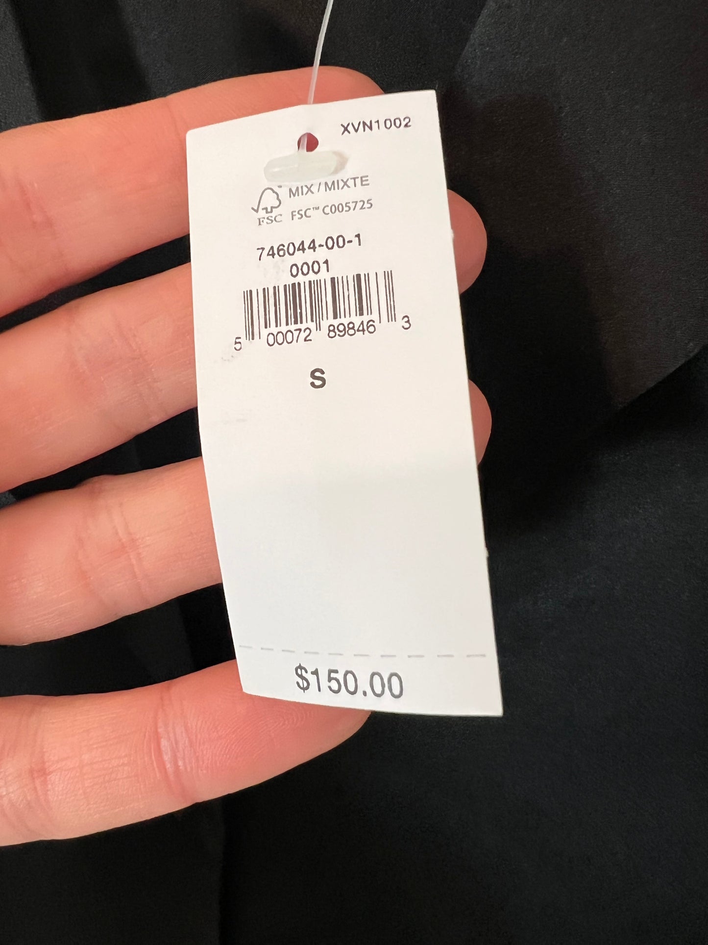 BANANA REPUBLIC. Black silk Ts blouse