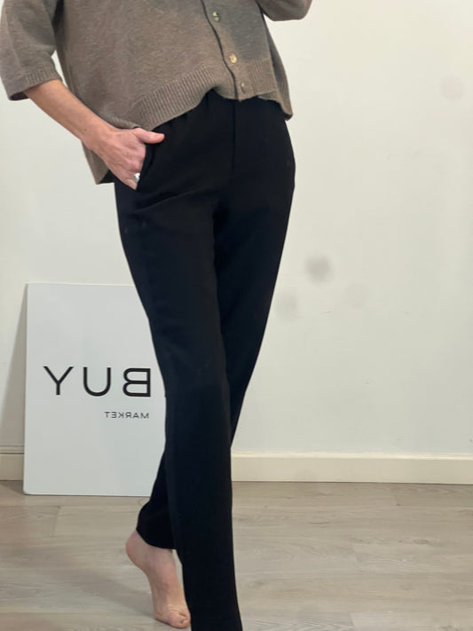 SANDRO. Pantalón fluido detalle cintura