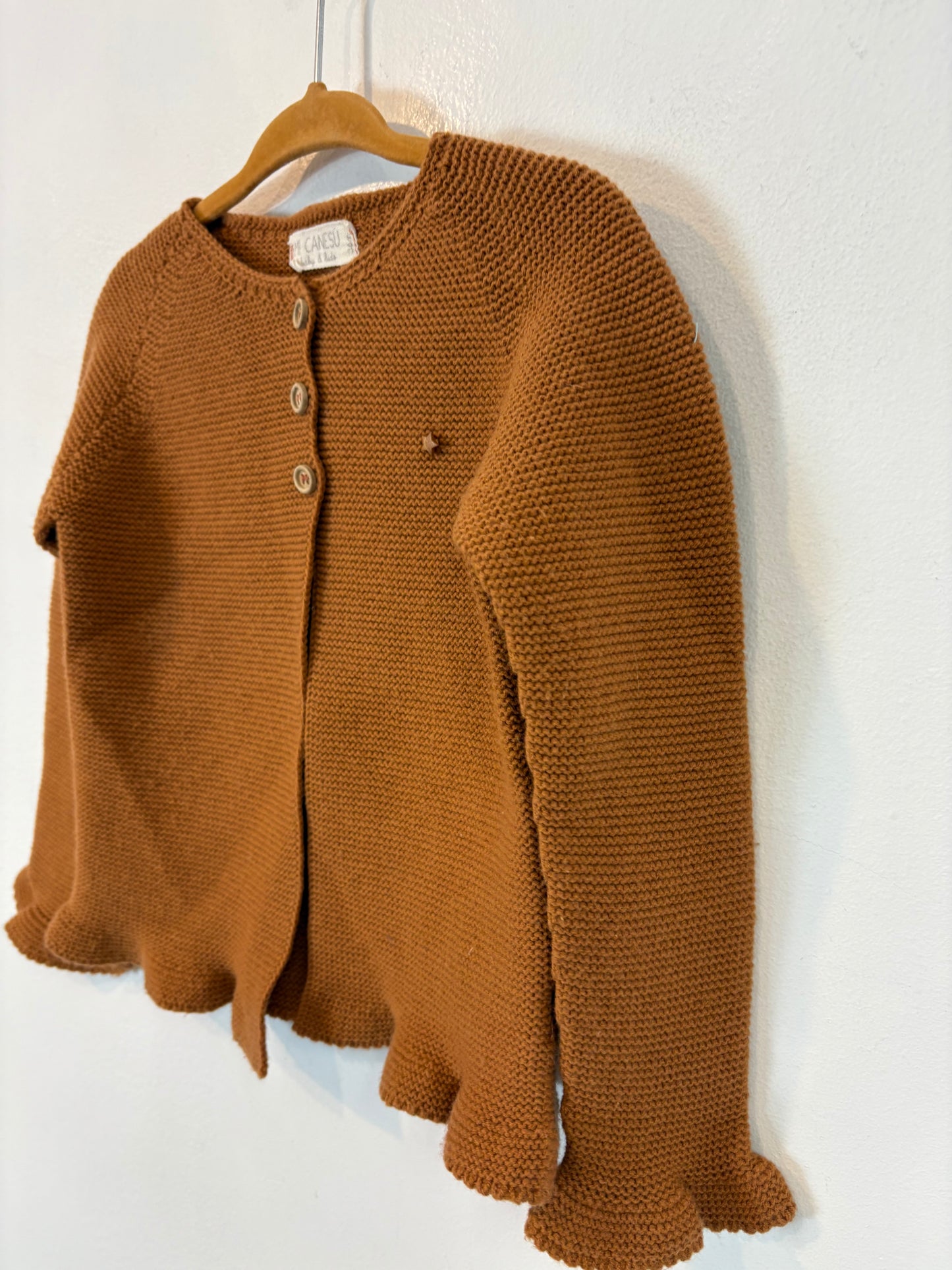 MI CANESÚ. Chaqueta punto caldero. T 36 meses