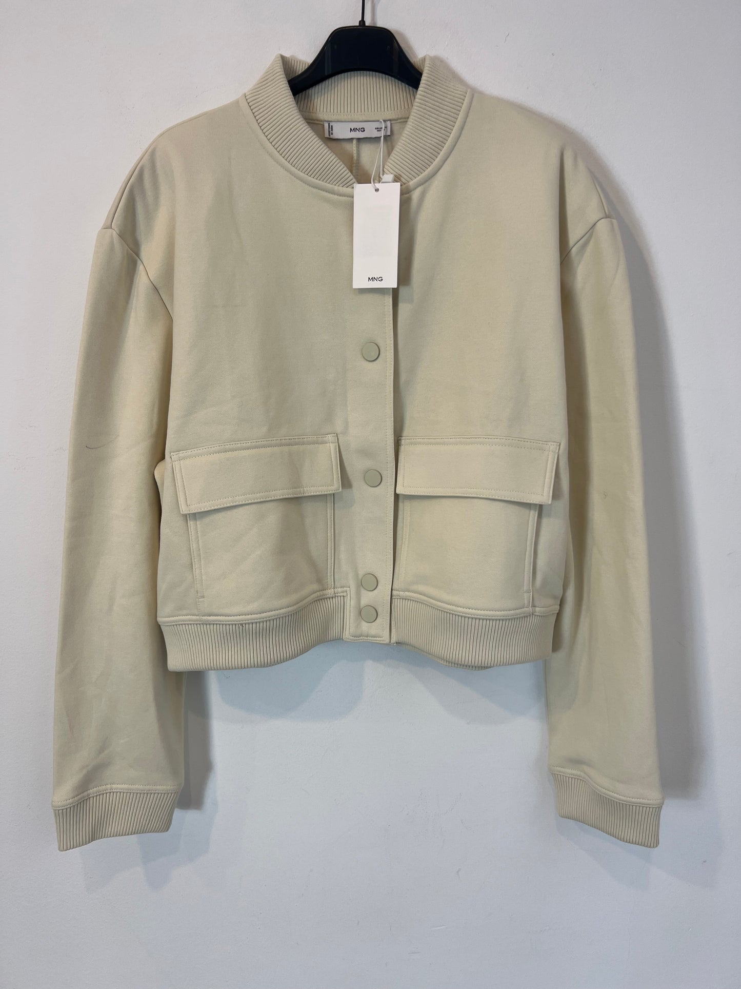 MANGO. Raw buttoned jacket. Size XL