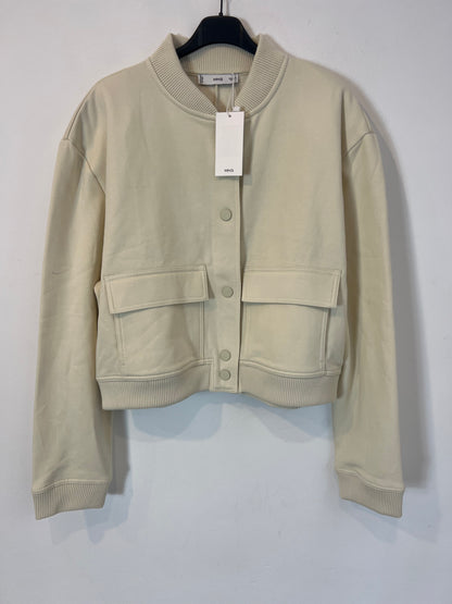 MANGO. Raw buttoned jacket. Size XL