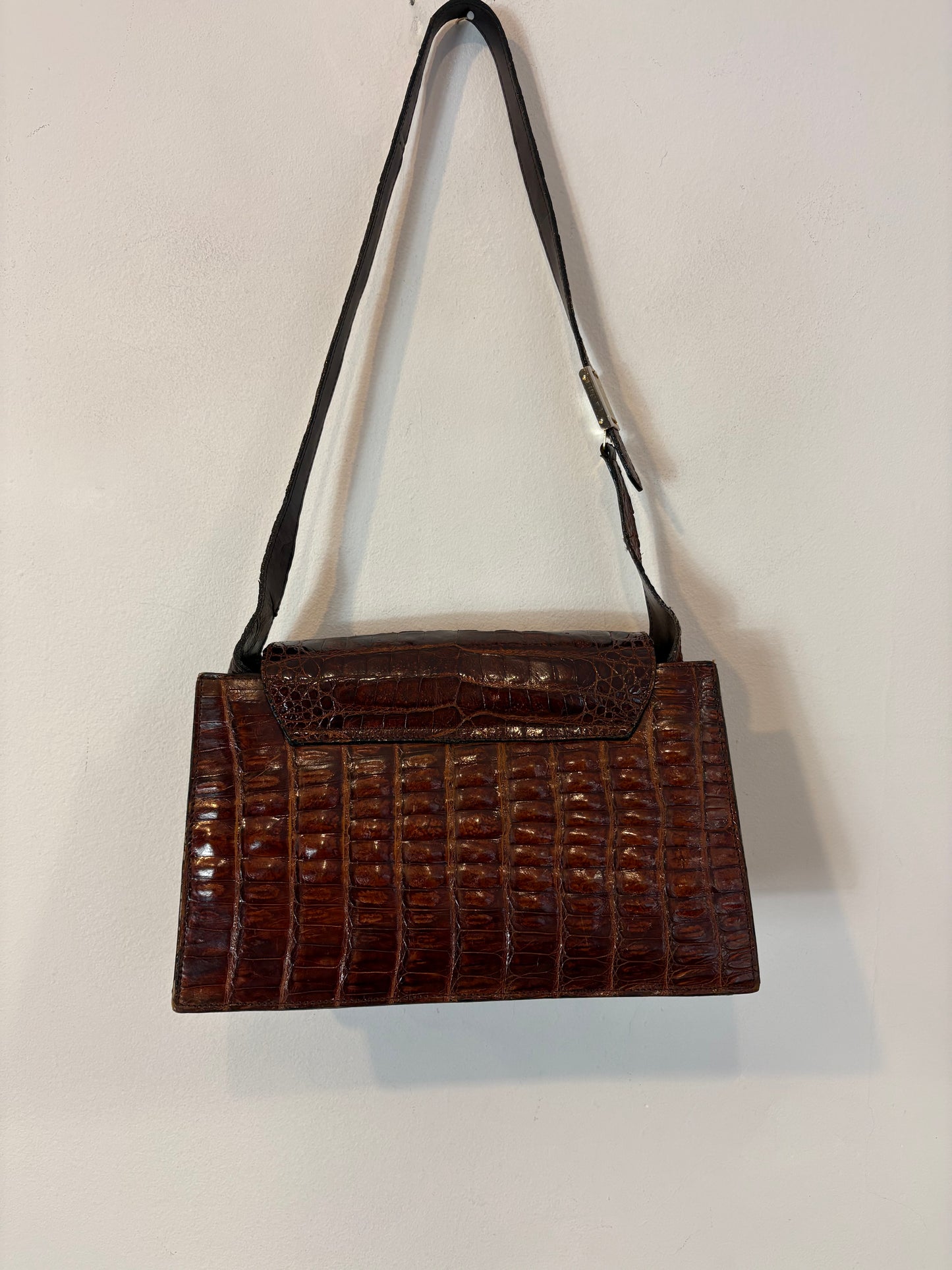 Bolso de hombro piel  marrón