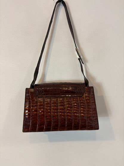 Bolso de hombro piel  marrón