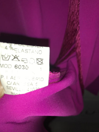 CAYMAA CLOSET. Vestido midi cruzado flecos