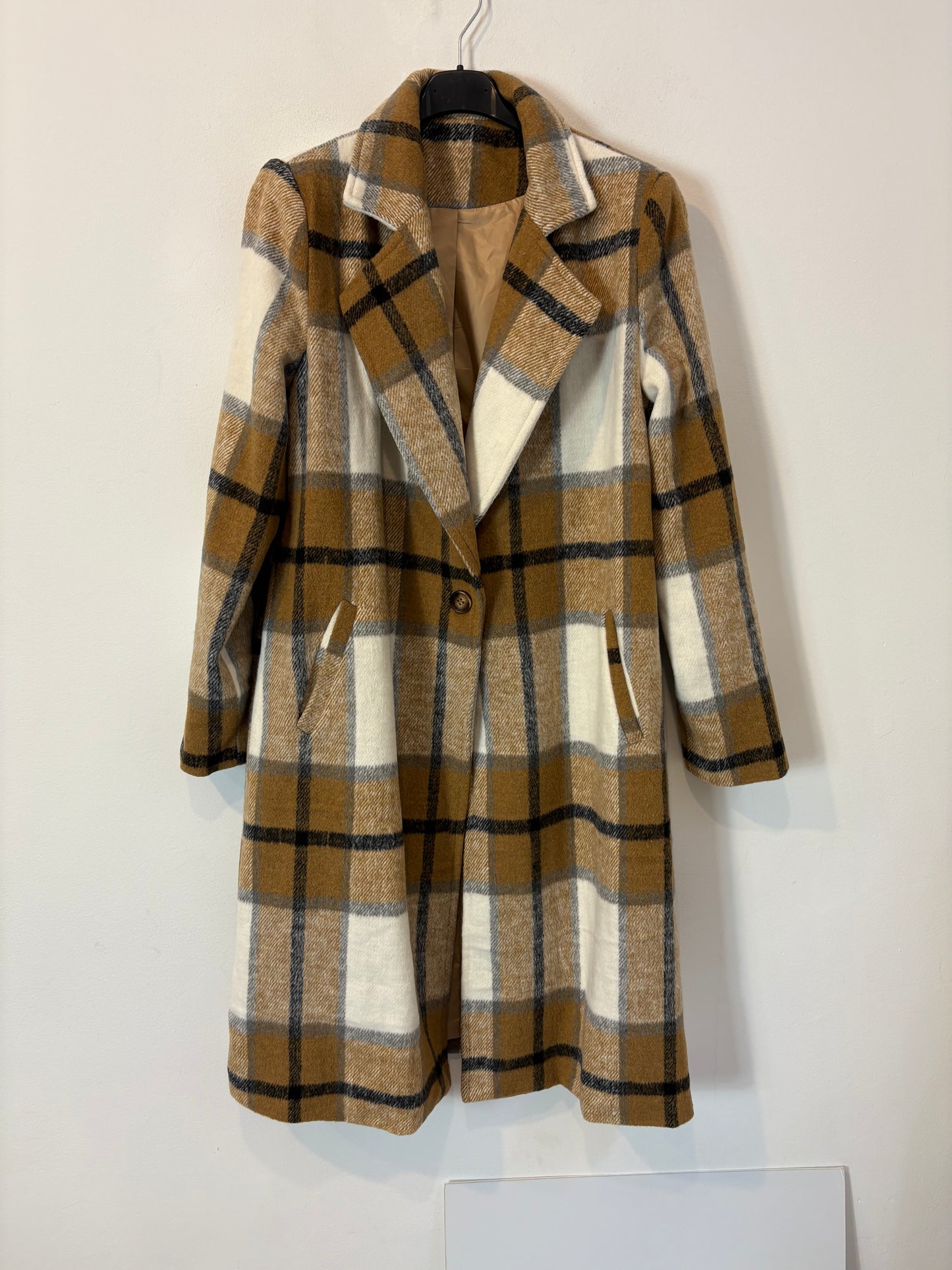 ZARA. Mustard textured back top. TS