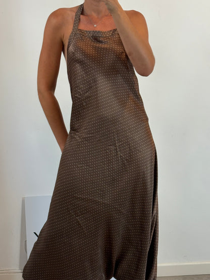 PAUL&JOE. Mono seda halter. T 38