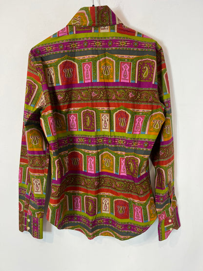 ETRO. Camisa estampada colores. T M