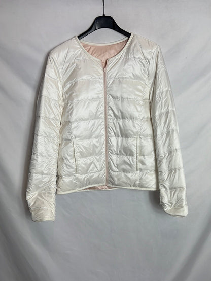 COMPTOIR DES COTONNIERS. Lightweight two-tone reversible feathers. T.S.