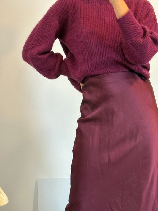 ZARA. Black stretch knit top. TL