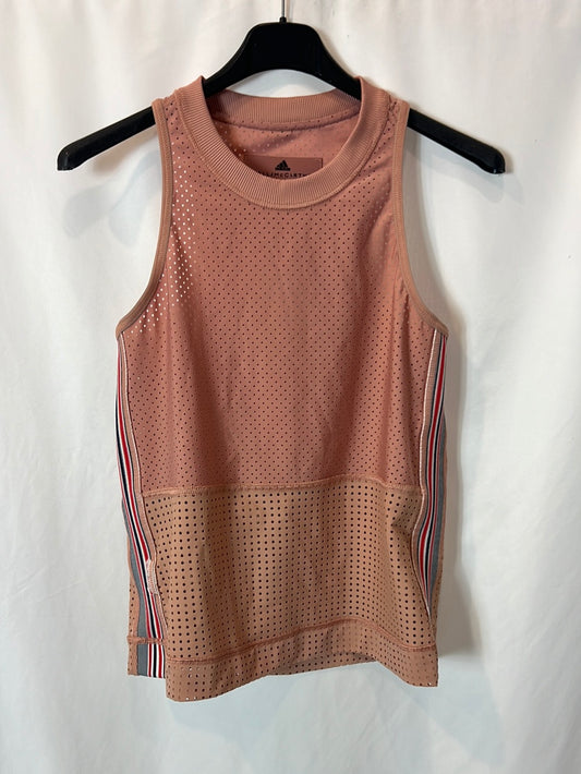 ADIDAS STELLA McCARTNEY. Pink perforated sports top. TS