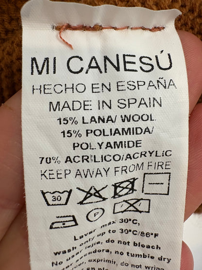 MI CANESÚ. Chaqueta punto caldero. T 36 meses