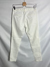 BA&SH. Pantalón blanco pitillo. T 4(38)