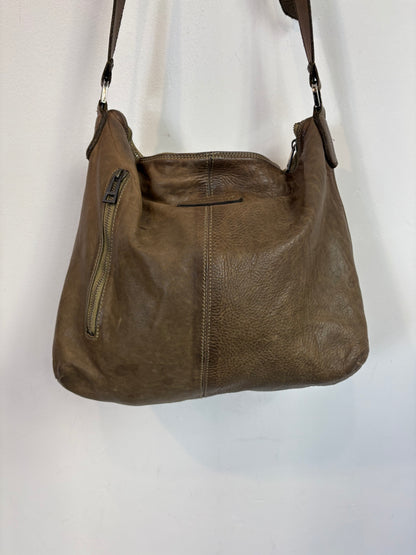 ZADIG & VOLTAIRE. Bolso bandolera  caqui bolsillos