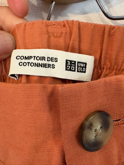 COMPTOIR DES COTONNIERS. Pantalón caldero pinzas con lino