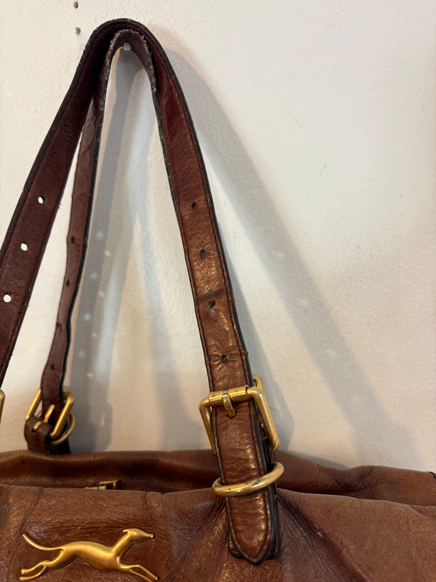 BIMBA Y LOLA. Bolso piel doble asa