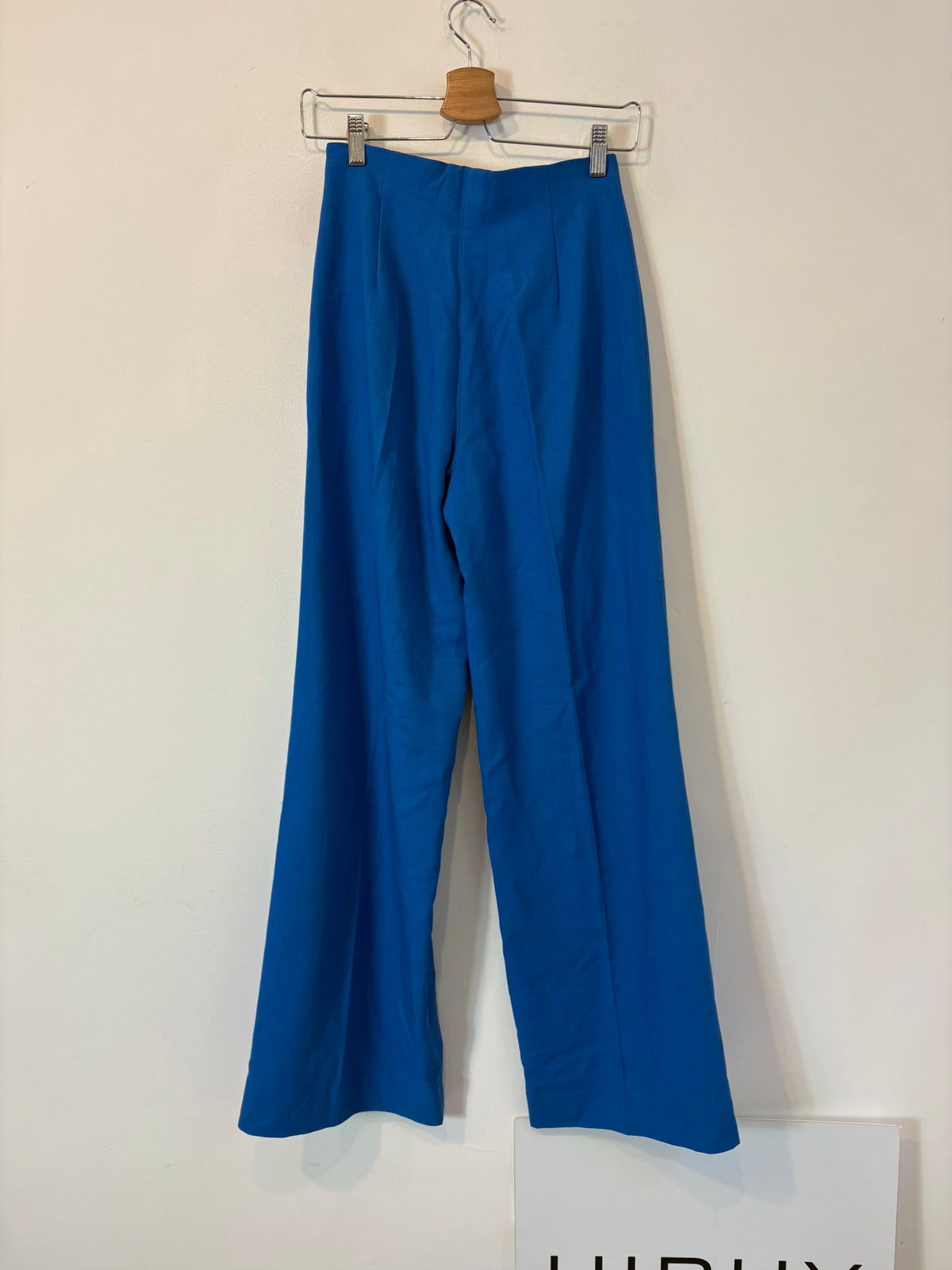 Pantalón azul palazzo