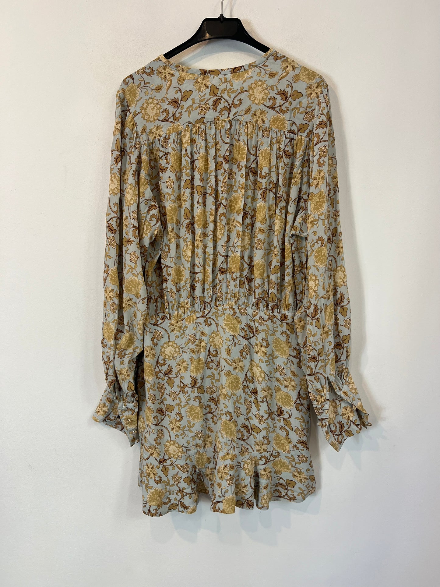 OTHERS. Light blue floral dress TU(38)