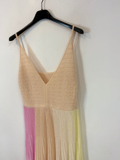 SITA MURT. Vestido midi textura tonos pastel