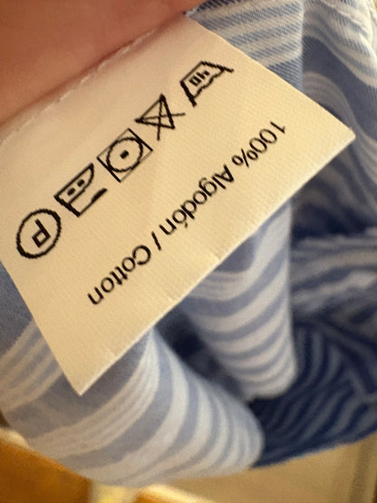JOSEPHINE. Pantalón azul rayas