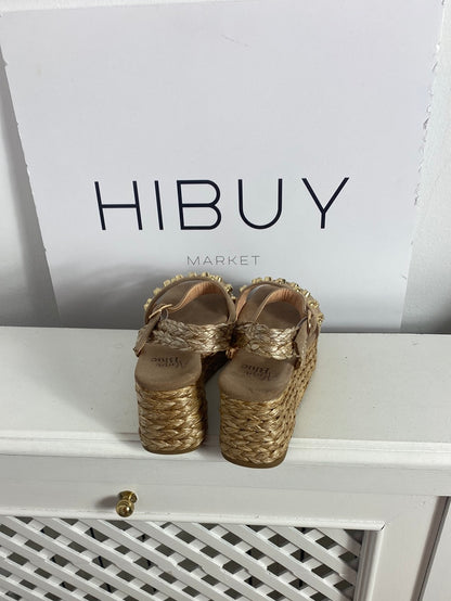 ALMA BLUE. Cuñas esparto tachuelas T.36