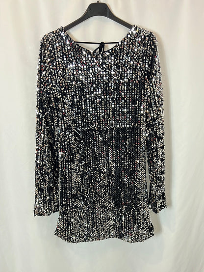 PULL&amp;BEAR. Short sequin dress. TS