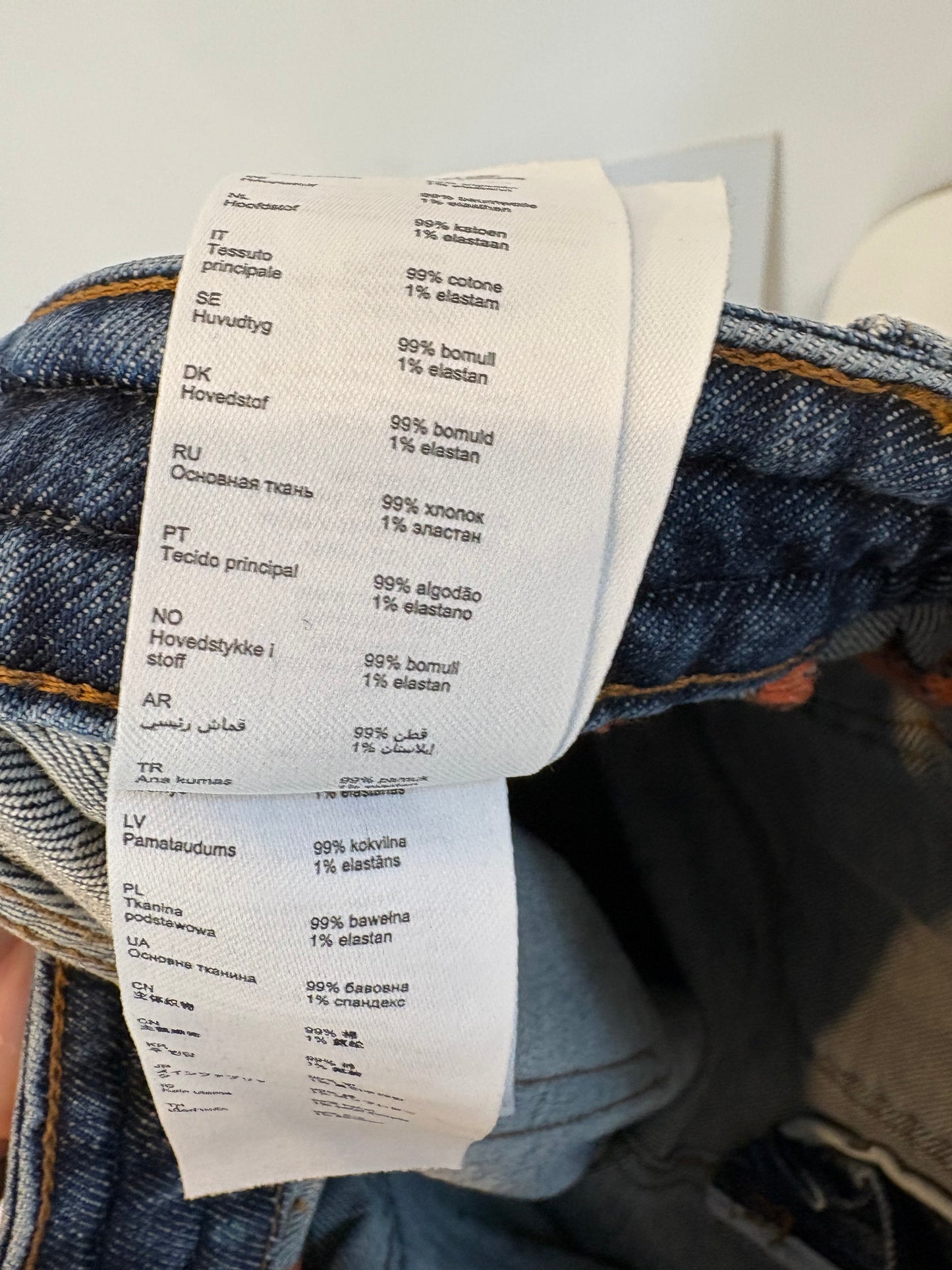 MAJE. Denim bolsillos ligeramente acampanado