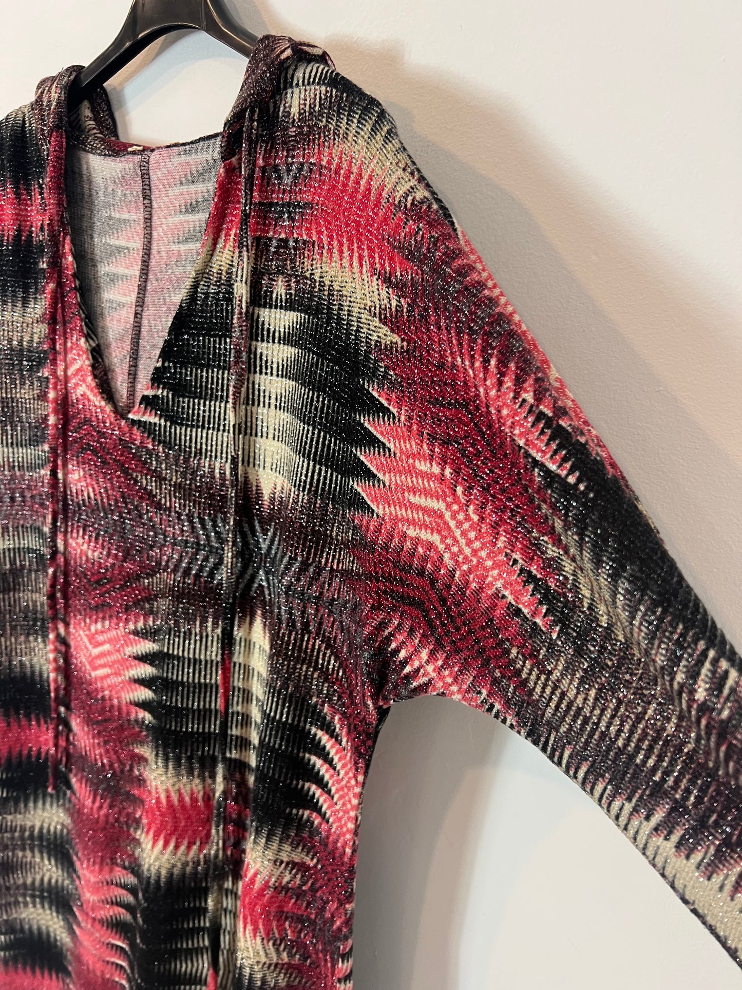 OTRAS. Vestido largo estampado hilos T.u(m)